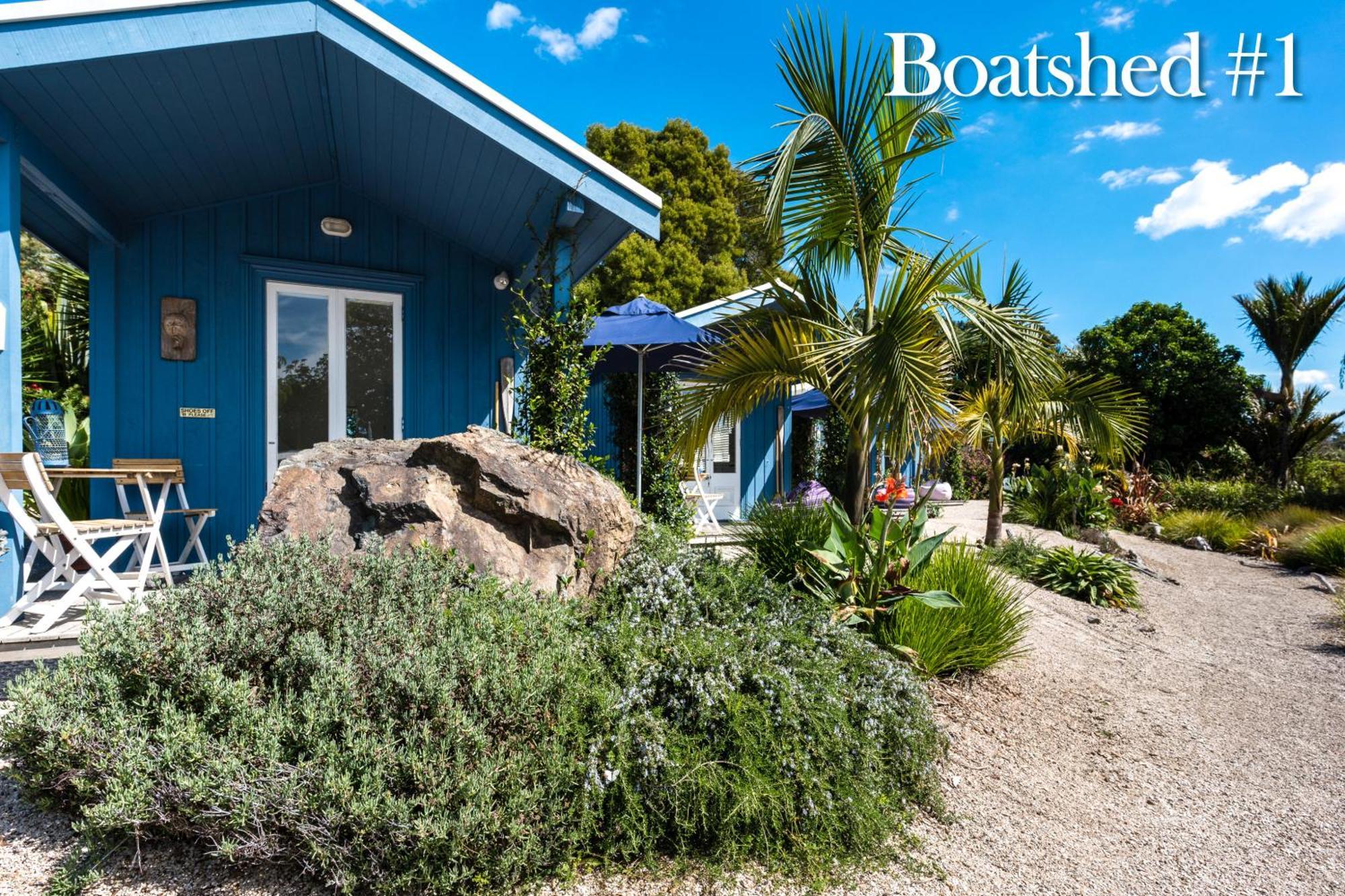 Boatsheds On The Bay, Waiheke Island Apartment Ostend Bilik gambar